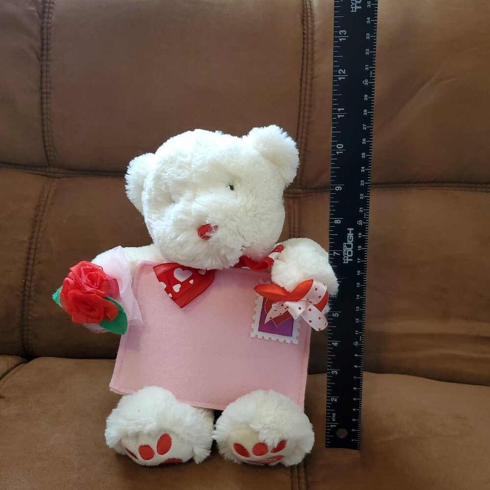 Avon 1998 Singing Animated Plush Bear Signed Sealed Delivered I'm Yours Works